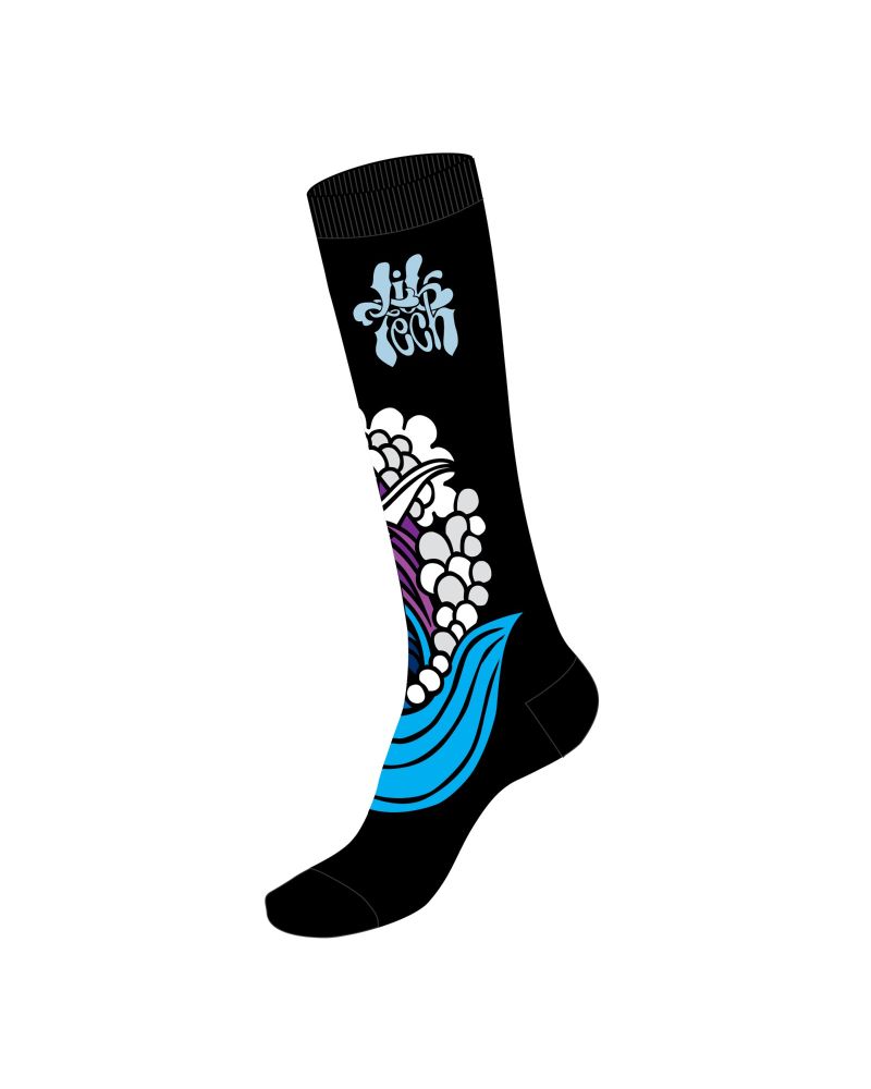 Sosete Snowboard LIBTECH - JL MTN WAVE RIDING SOCK BLACK